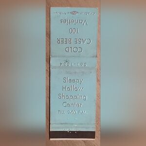 Sleepy Hollow Shopping Center Matchbook Cover *Read DETAILS